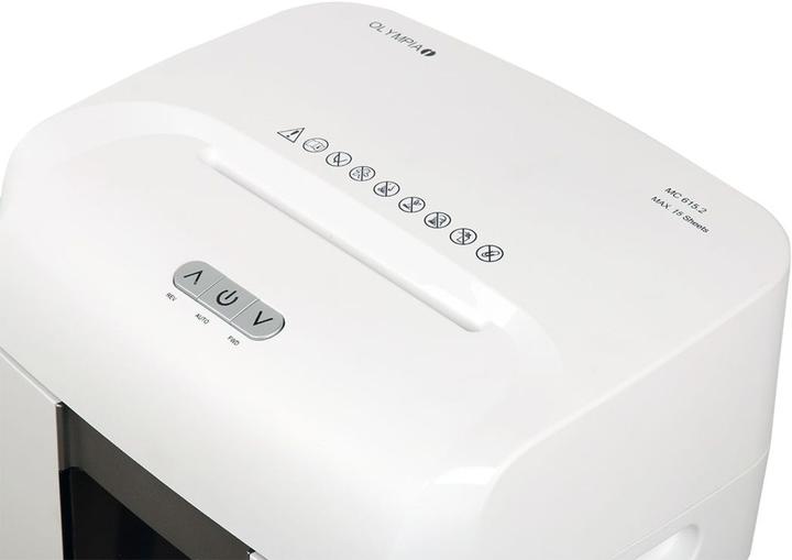 Image du produit Olympia Destructeur de documents MC 615.2 blanc (Coupe de particules)