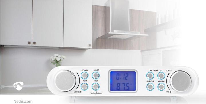Produktbild Nedis Küche Radio FM-Radio Unterschrank-Radio 30 voreingestellte Sender Display mit automatischem D (FM)