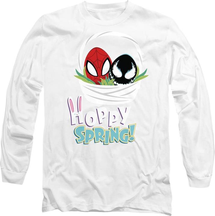 Actual product image Spiderman Unisex Adult Hoppy Spring T-Shirt (L)