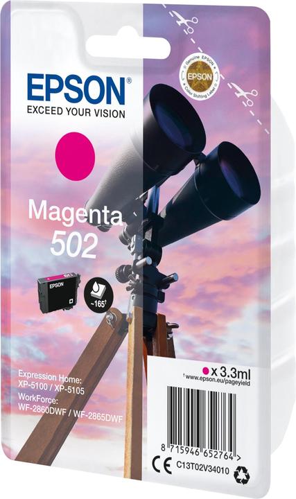 Actual product image Epson Ink/502 Binocular MG SEC (M)