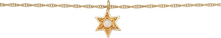 Actual product image Elli Necklace Choker Star Opal Astro 925 Silver (925 sterling silver, Synthetic Opal, 36 cm)