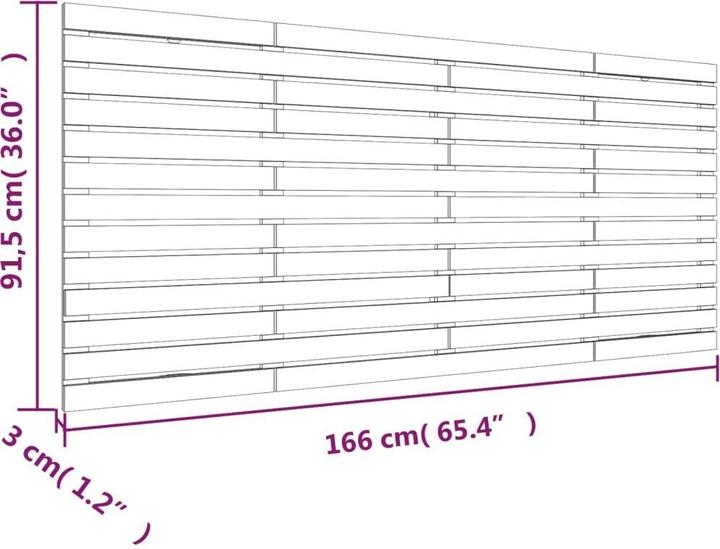 Immagine prodotto VidaXL Oksiutka (166 x 3 x 91,5 cm)
