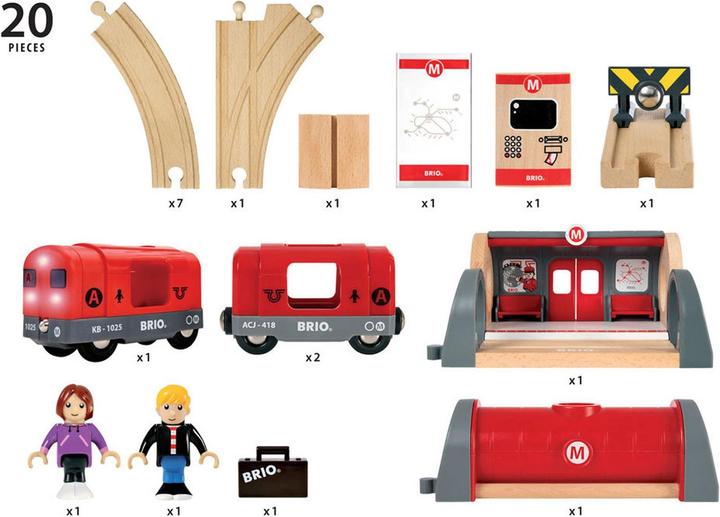 Produktbild Brio Metro Bahn Set