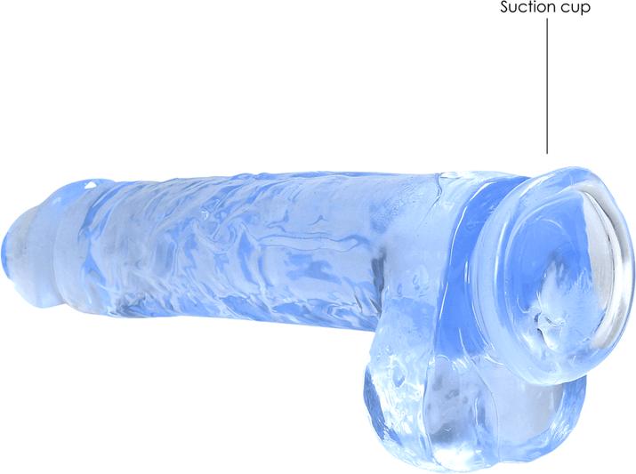 Actual product image RealRock 9" / 22 cm Realistic Dildo with Balls