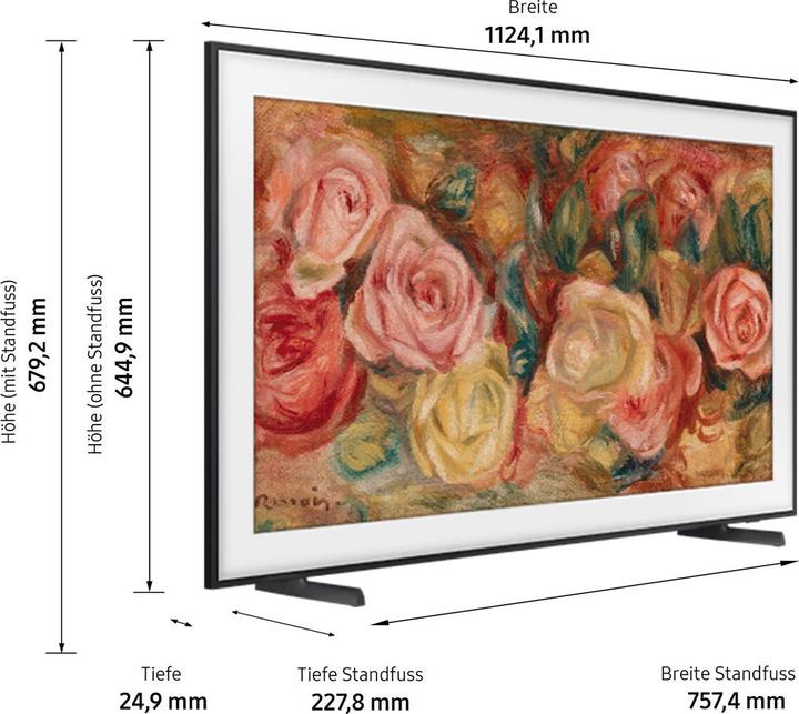 Produktbild Samsung The Frame QE50LS03D (50", LS03D, QLED, 4K, 2024)