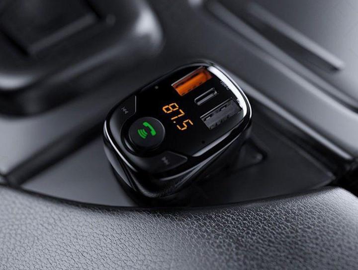 Produktbild Rock – B301FM Bluetooth Auto-Ladegerät mit FM-Transmitter, Schwarz