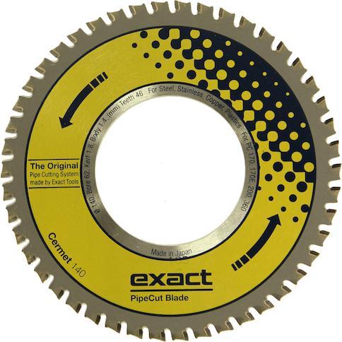 Actual product image Exact Precision Widia saw for cutting stainless steel 140 mm (CERMET140)