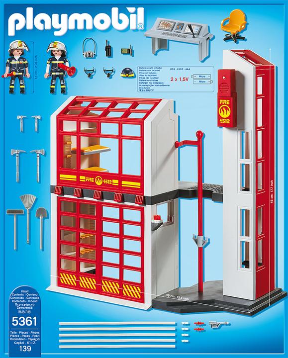 Actual product image Playmobil Fire station (5361)