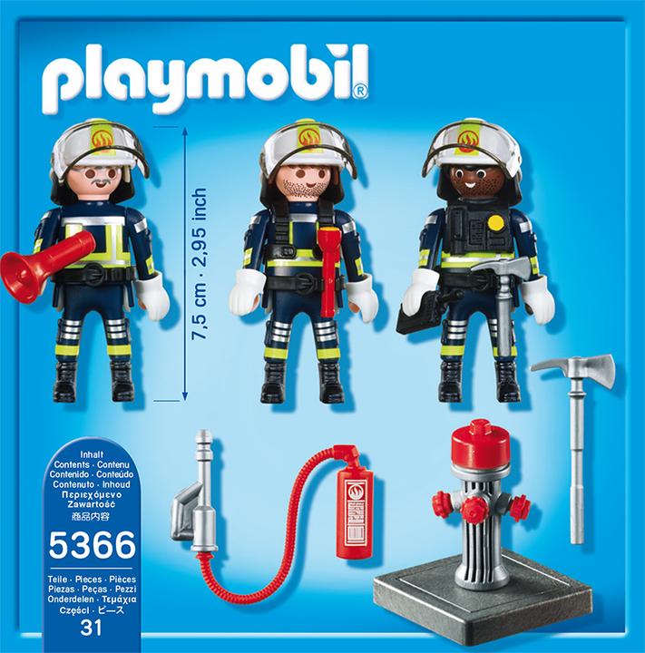 Produktbild Playmobil Feuerwehr-Team (5366)