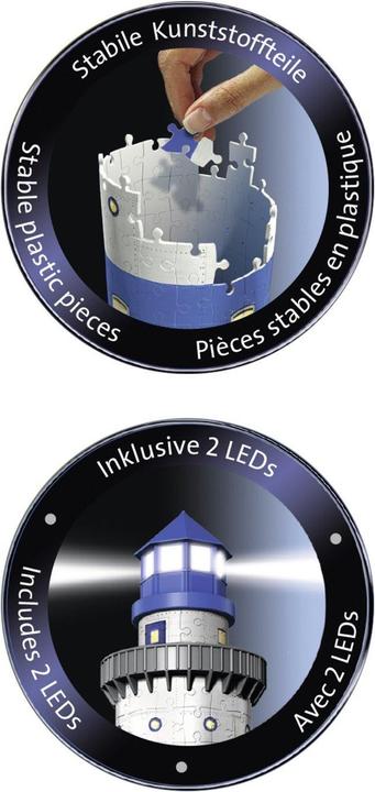 Actual product image Ravensburger Lighthouse at night (216 pieces)