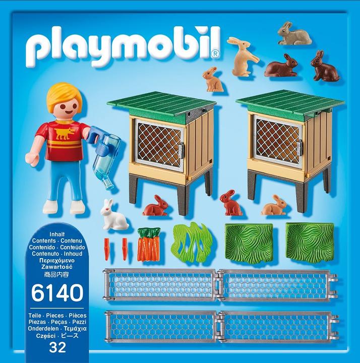 Image du produit Playmobil Clapier à lapin (6140)