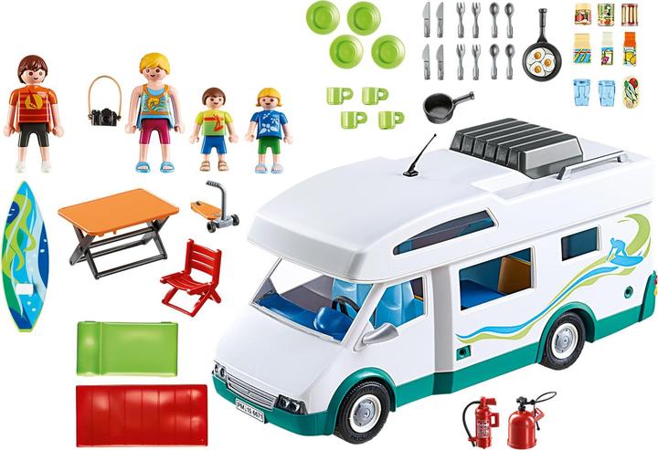 Actual product image Playmobil family mobile home (6671)