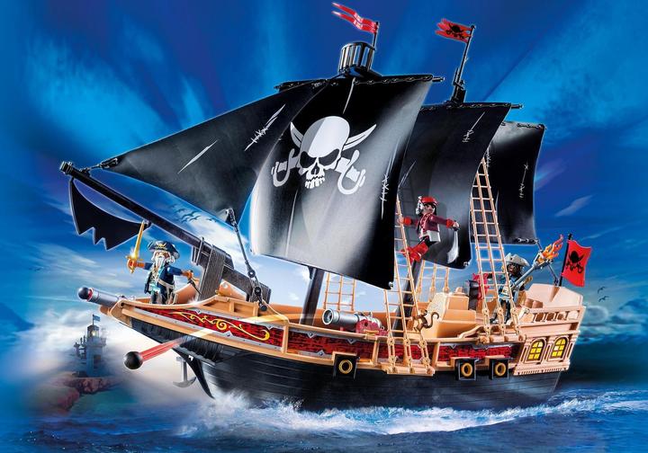 Produktbild Playmobil Piraten-Kampfschiff (6678)