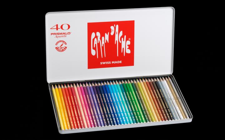 Actual product image Caran d'Ache Prismalo Aquarelle Metallschachtel (Multicoloured, 40 x)