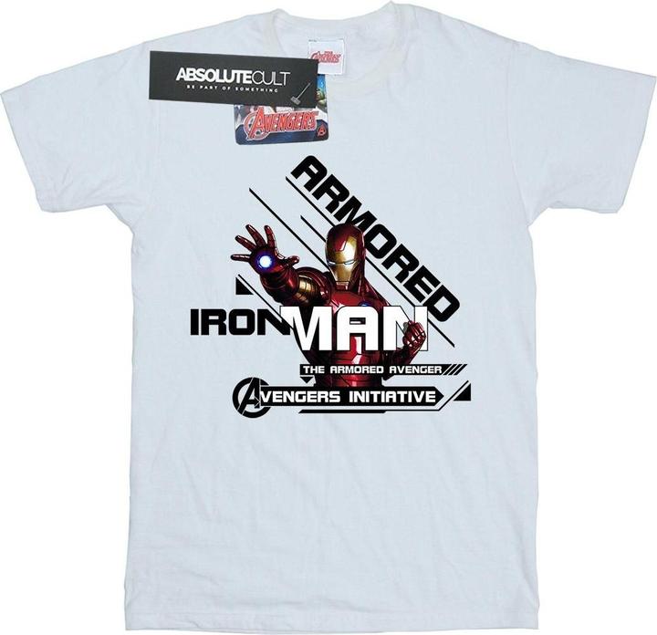 Image du produit - T-shirt IRON MAN ARMORED AVENGER - Fille (152, 158)