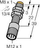 Immagine prodotto Turck M8 Inductive Sensor 3mm, Namur, M12 (Interruttore)
