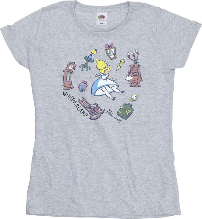 Image du produit Disney - T-shirt ALICE IN WONDERLAND FALLING - Femme (S)