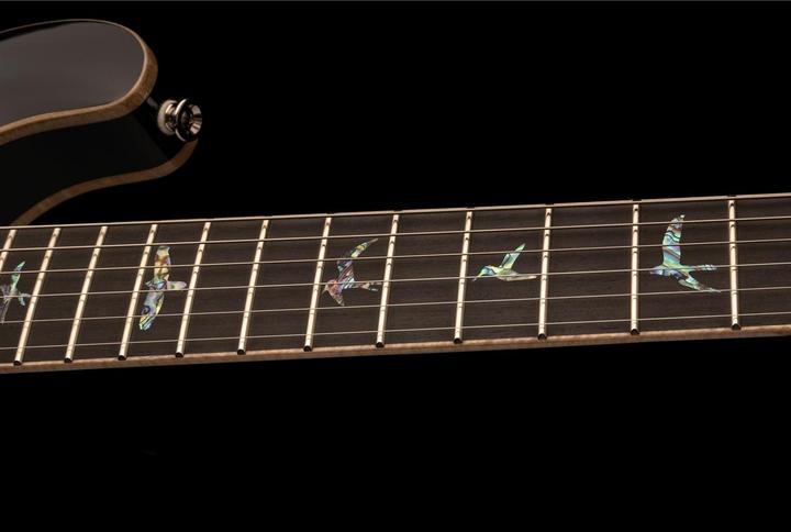 Actual product image PRS SE Hollowbody II Piezo Peacock Blue Burst (Electric guitar, mahogany, Ebony, Beveled Maple Top with Flame Maple Veneer, Beveled Maple Back with Flame Maple Veneer)