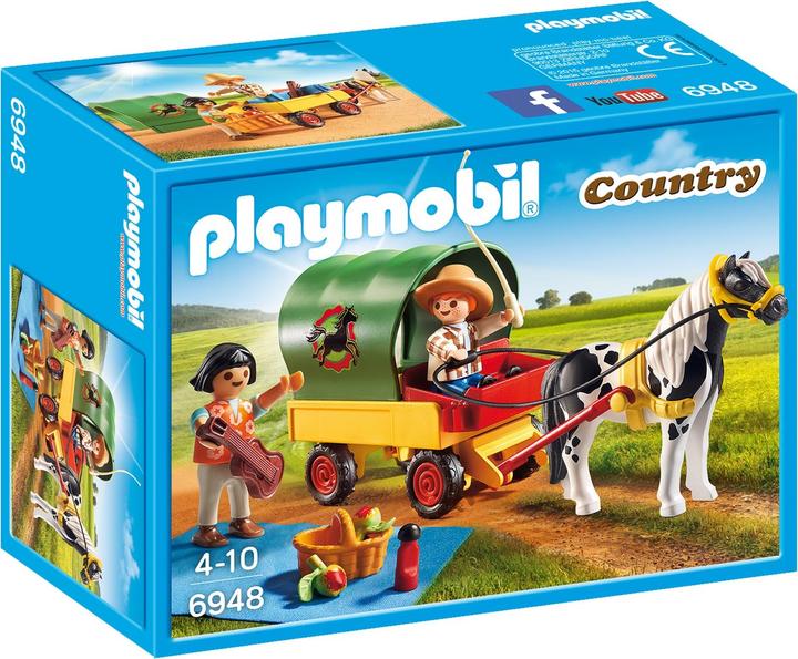 Playmobil Excursion with pony cart (6948, Playmobil Country)