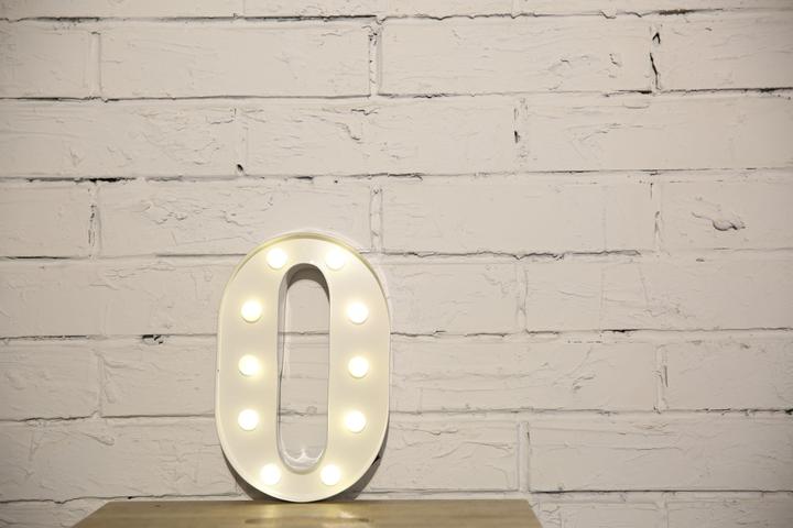 Produktbild Vegas Lights Buchstabe O