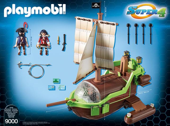 Produktbild Playmobil Piraten-Chamäleon mit Ruby (9000, Playmobil Super 4)