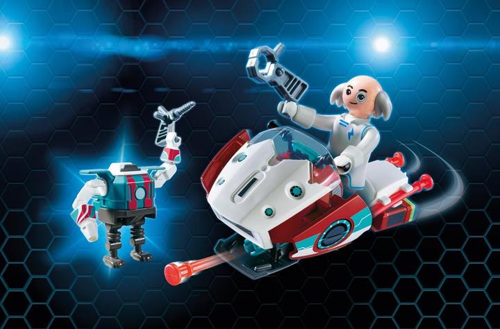 Actual product image Playmobil Skyjet with Dr X robot (9003, Playmobil Super 4)