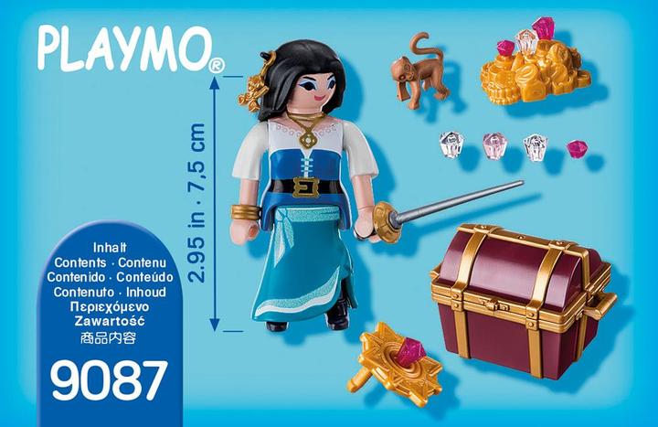 Produktbild Playmobil Piratin mit Schatztruhe (9087, Playmobil Special Plus)
