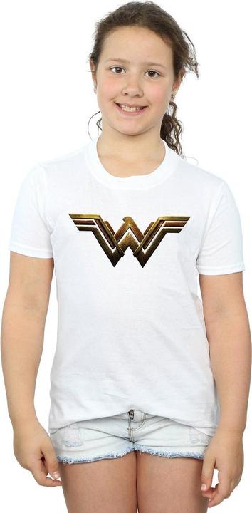 Produktbild Wonder Woman Mädchen Logo TShirt aus Baumwolle (140, 146)