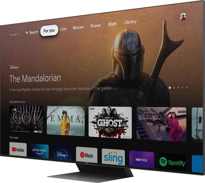 Image du produit TCL MQLED87 55" 4K QLED Mini-LED TV (55", QLED, 4K)