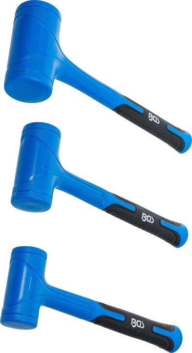 Immagine prodotto BGS Set di mazze morbide | non rilegate | Ø 47 / 55 / 65 mm | 450 / 765 / 1275 g | 3 pezzi. (3030 g)