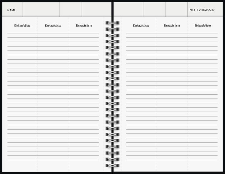 Image du produit Calendrier en forme de livre Planificateur familial (A5, Allemand)