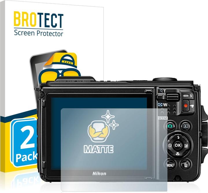 BROTECT Anti-glare screen protector matt (Screen protector, Coolpix W300)