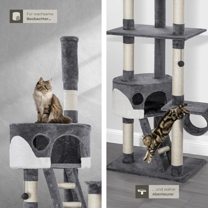 Actual product image tectake Hansi (260 cm, Grey/white)
