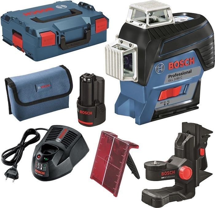 Actual product image Bosch Professional GLL 3-80 c + GLM 20 Professional L-BOXX 0.601.063.R08