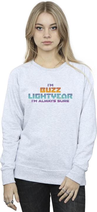 Actual product image Disney Womens/Ladies Lightyear Always Sure Text Sweatshirt (S)