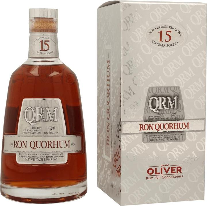 Actual product image Ron Quorhum Ron 15 Años Solera Rum (1 x 70 cl)