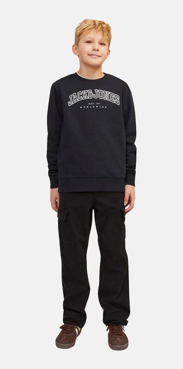 Actual product image Jack & Jones Jjecaleb Varsity Sweat Crew Neck Sn Jnr (128)