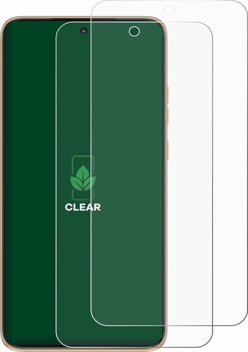 Actual product image ScreenLeaf Protective film sustainable screen protector screen protector film clear transparent (2 Piece, Motorola Edge 50 Neo)