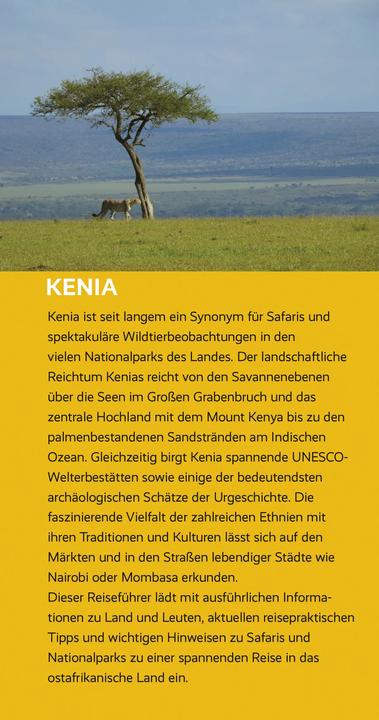 Actual product image Reiseführer Kenia (German, Tatjana Singh, 2023)