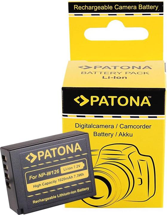 Actual product image Patona Battery for Fujifilm NP-W126 (Camera battery)