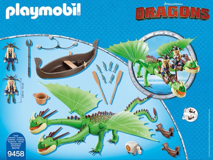 Produktbild Playmobil Raffnuss und Taffnuss mit Kotz und Würg (9458, Playmobil Dragons)