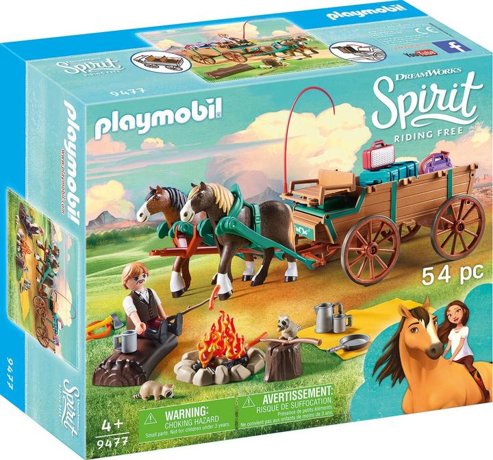 Produktbild Playmobil Vater Jim mit Kutsche (9477)