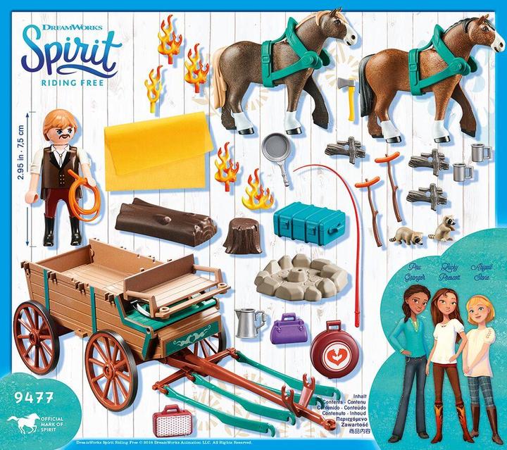 Produktbild Playmobil Vater Jim mit Kutsche (9477)