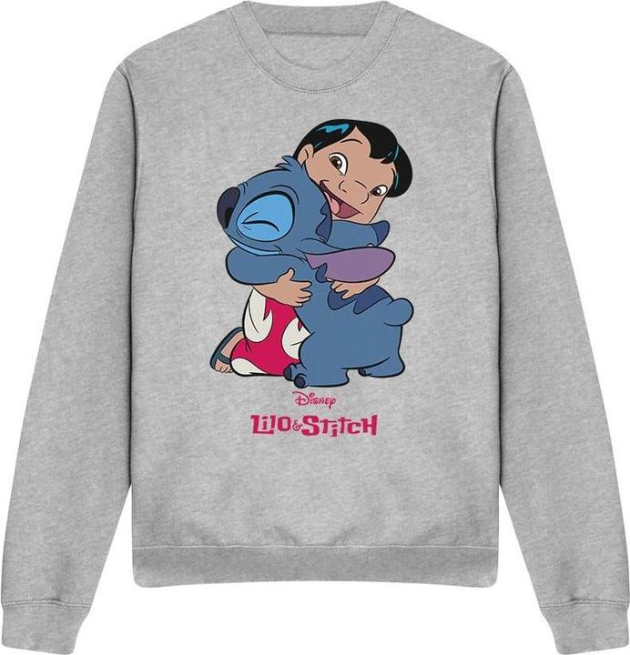 Actual product image Lilo & Stitch Unisex Adult 90s Hug Sweatshirt (M)