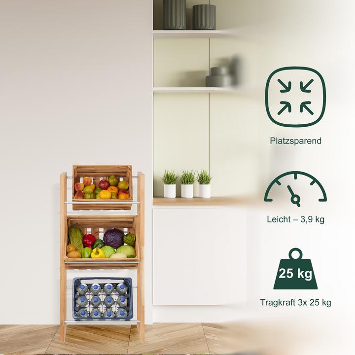 Actual product image Relaxdays Beverage crate rack