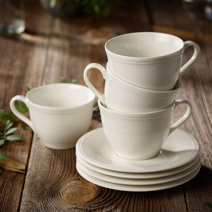 Actual product image Villeroy & Boch Multipack Colour Loop Natural coffee saucer - 6 pieces (6 x)