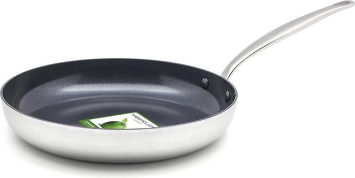 Greenpan ESH Ind Bl 9011 INFP8 opn fry 24cm (24 cm, Frying pan, Aluminium)