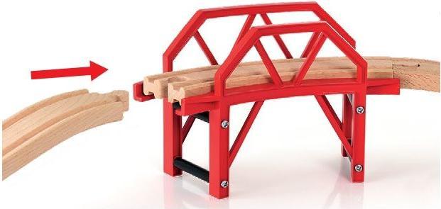 Actual product image Brio Railway bridge with ramps