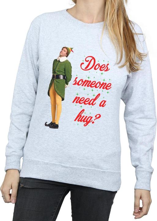 Actual product image Elf Womens/Ladies Hug Buddy Sweatshirt (XXL)