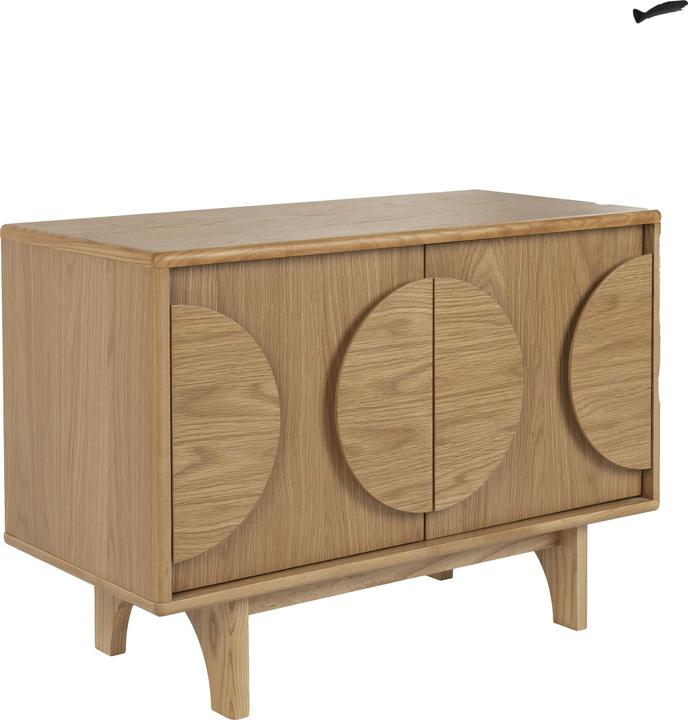 Produktbild Zuiver Sideboard Groove 2 Doors Natural Oak (82 x 40 x 58 cm)
